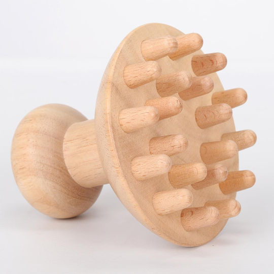 Habys Lemn Instrument de masaj pentru spate & corp împotriva celulitei