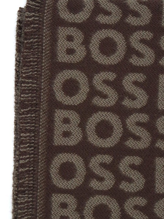 Hugo Boss Men's Scarf Brown