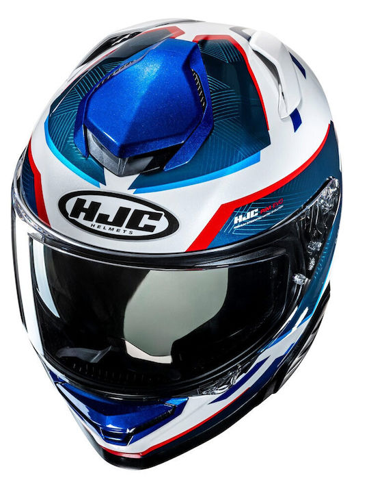 HJC RPHA 71 Ellon MC21 Blue White Red Κράνος Μηχανής Full Face ECE 22.06 1400gr με Pinlock και Sunvisor