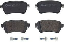 Brembo Rear Disc Brake Pads Set Height 54mm Width 114mm Thickness 17mm Citroen Fiat Opel Peugeot Toyota