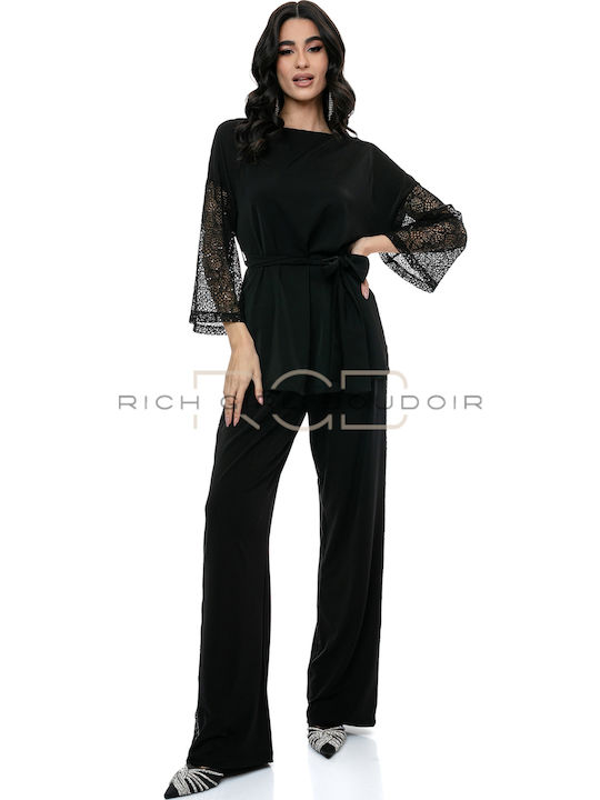 Women's Blouse Long Sleeve Black
