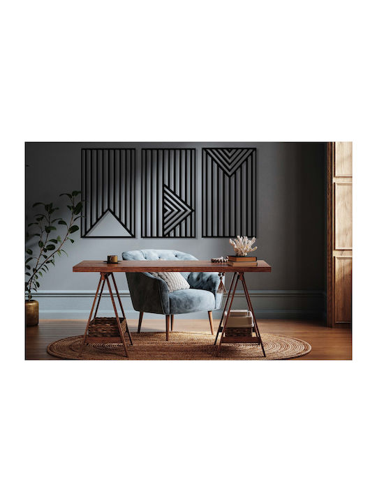 3D Wanddekoration Bild Küche Esszimmer Durchbrochene Linien Panel 95x185