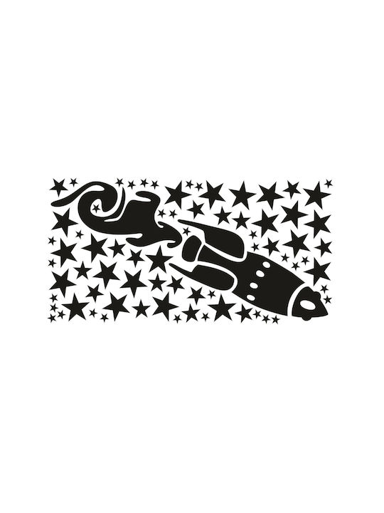 Decowalls Kids Glow-in-the-Dark Wall Sticker 30x60cm Decowalls Kids Glow-in-the-Dark Wall Sticker 30x60cm