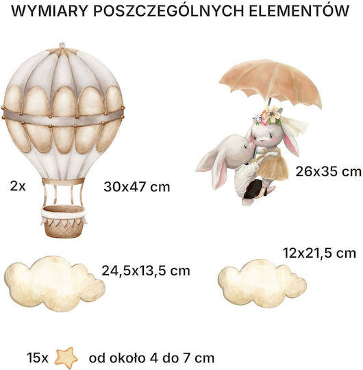 Decowalls Детска стикерна за стена Стена 50x100бр