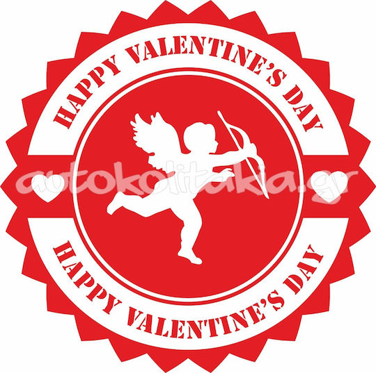 Valentine's Day Cupid Sticker 90cm X 90cm