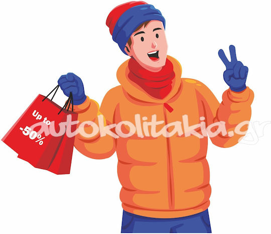 Winter Sales Sticker Discounts 31 80cm X 74cm