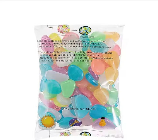 Leuchtende Steine für Aquarien 50 Stück 0,8-1 cm