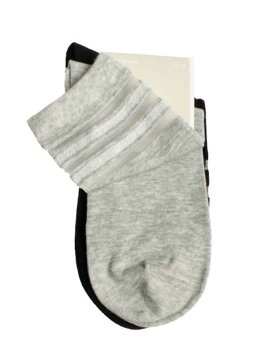 Tamaris Γυναικείες Κάλτσες Black-Grey 2Pack
