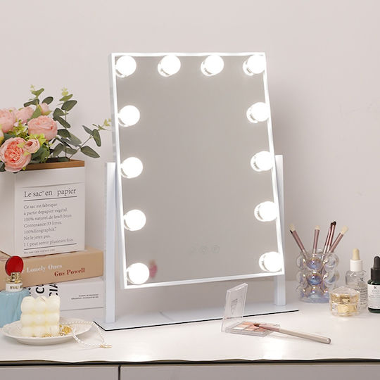 Makeup Mirror Hollywood with Light White