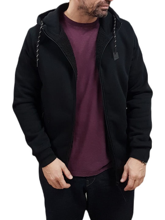 Rebase Sweatshirt with Hood Black