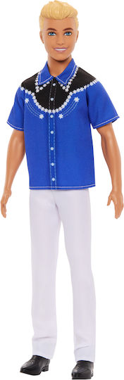Barbie Fashionistas Boy Doll Fashionistas Ken Western for 3+ years+ Years 30cm