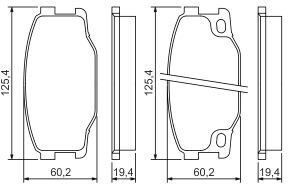 Bosch Disc Brake Pad Set