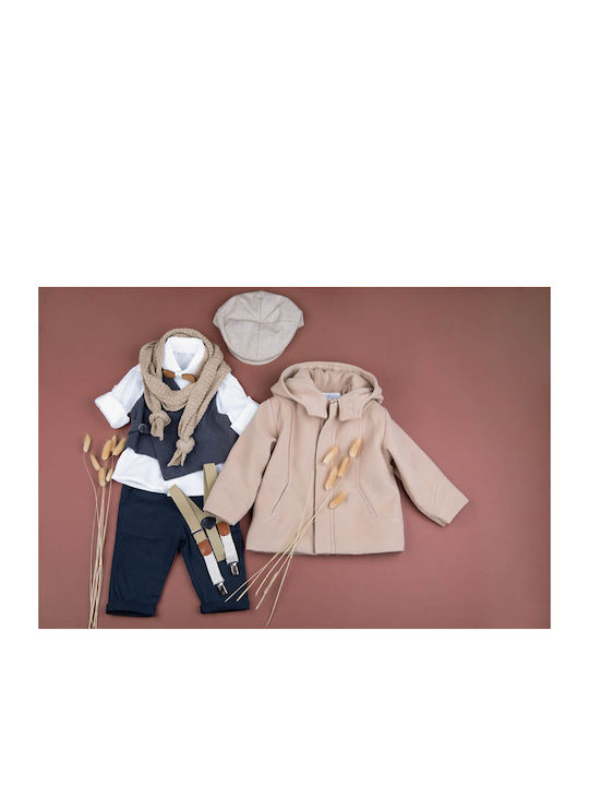 Taufmantel für Jungen Camilo Camel 9904 Bambolino Bmb-9904