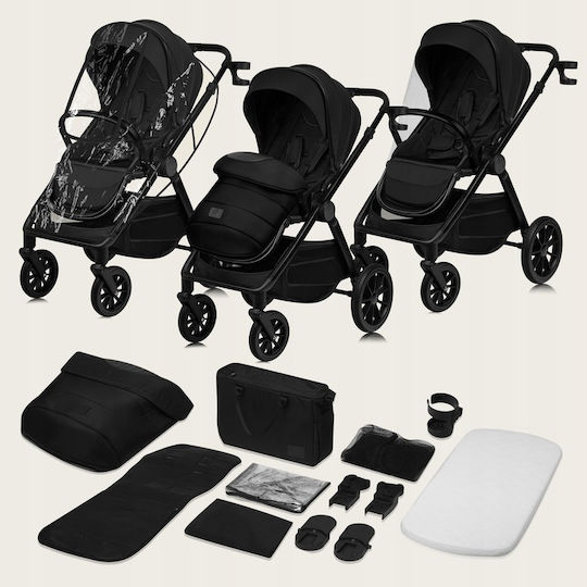 Lionelo Layla Adjustable 2 in 1 Baby Stroller Suitable for Newborn Green Forest