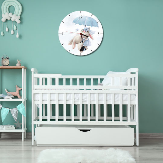 Wanduhr Hasen Kinder Wanduhr Wanddekoration Kinderzimmer
