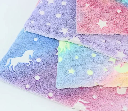 Blanket Fleece Glowing Pink 200x150cm