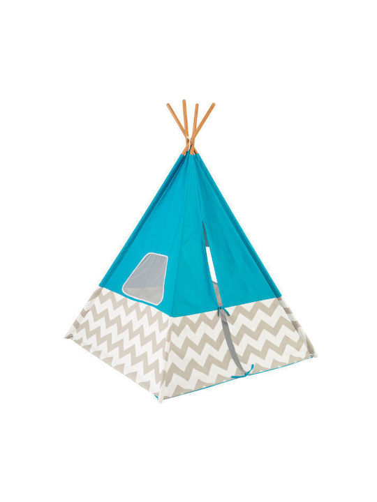 Kidkraft Kids Indian Teepee Play Tent Deluxe Light Blue