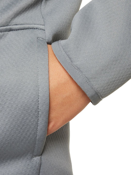 Αθλητική Παιδική Ζακέτα Φούτερ Smoke Grey / White Therma-fit