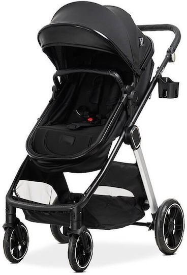 Lorelli Aspen Adjustable 3 in 1 Baby Stroller Suitable for Newborn Black