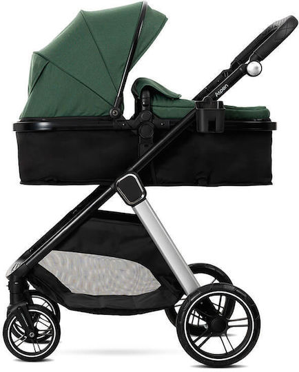 Lorelli Aspen Adjustable 3 in 1 Baby Stroller Suitable for Newborn Green