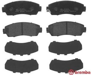 Front Brake Pad Set Brembo Honda Crosstour Cr-v Odyssey 1.5-3.5 Akebono 155x59x18mm Wear Sensor Yes
