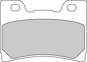 Ferodo Disc Brake Pads Set Yamaha Fzr 1000 Ms-up 91-94 Fzr600r Front Pads 74.8mm Height 55.0mm Length 10.9mm Thickness