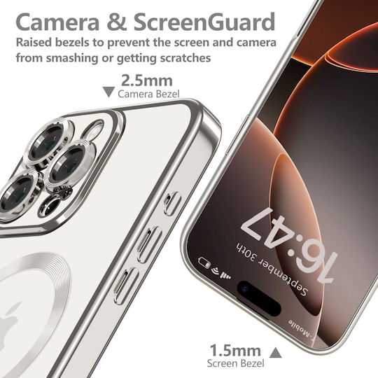Tech-Protect Magflex Back Cover Σιλικόνης / Πλαστικό Διάφανο (iPhone 16 Pro)