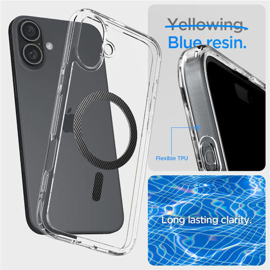 Spigen Ultra Hybrid Back Cover Plastic Transparent (iPhone 16 Plus)