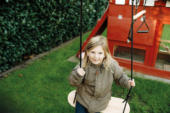 Legler Hanging Wooden Swing for 3+ Years Black