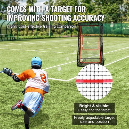 Vevor Мрежа за Връщане на Топки за Футболни Тренировки 121.92x213.36см