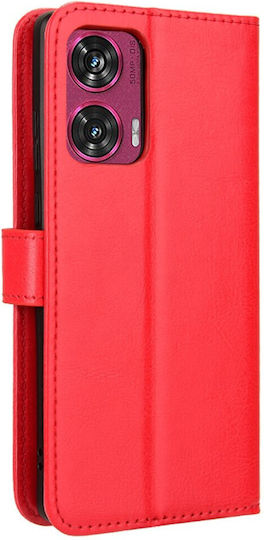 Wallet Δερματίνης Κόκκινο (Motorola Edge 50 Fusion)