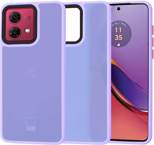 Techsuit Halofrost Back Cover Silicone Purple (Moto G84)