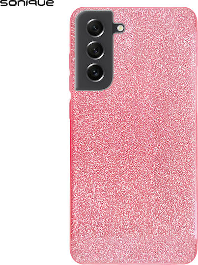Sonique Shiny Back Cover Σιλικόνης Ροζ (Samsung Galaxy S21 FE)