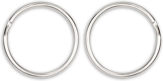 Key Rings 100pcs in Silver Color