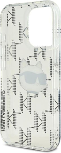 Karl Lagerfeld Case Iphone 16 Pro 6 3" Klhcp16lhklpcht Transparent Hard Iml Choupette Head Electroplated 3666339319908