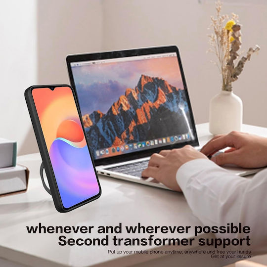 Techsuit CamGuard Pro Umschlag Rückseite Silikon Schwarz (Honor 200 Smart)