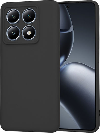 Techsuit Softflex Back Cover Silicone Black (Xiaomi 14T Pro)