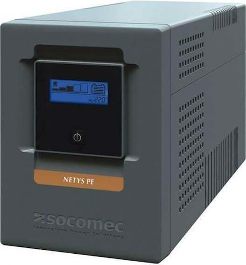 Socomec Netys Pe UPS Line-Interactive 650VA 360W με 4 IEC Πρίζες
