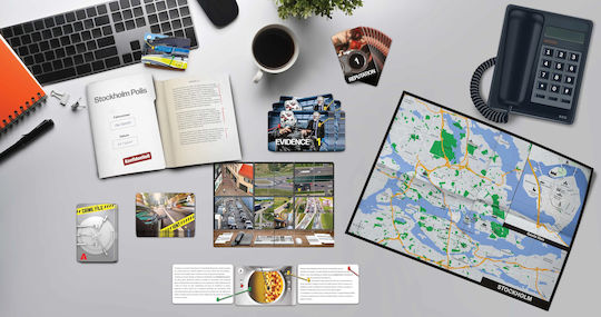 Board Game Crime Scene: Stockholm 2007 for 1+ Players 18+ Years Old AS