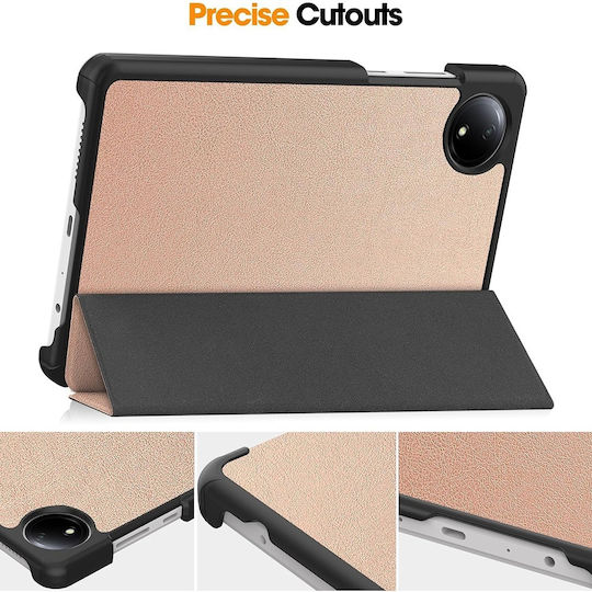 Techsuit Foldpro Klappdeckel Rose Gold (Redmi Pad SE 8.7")