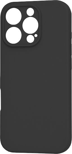 Techsuit Softflex Umschlag Rückseite Schwarz (iPhone 16 Pro Max)