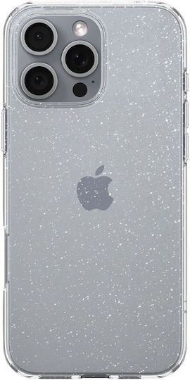 Spigen Liquid Crystal Glitter Back Cover Σιλικόνης 0.3mm Crystal Quartz (iPhone 16 Pro)