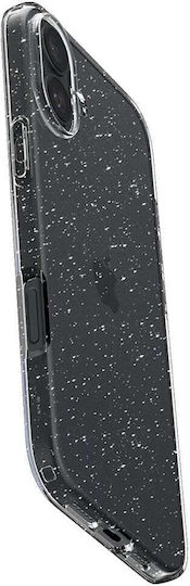 Spigen Liquid Crystal Glitter Umschlag Rückseite Silikon 0.3mm Crystal Quartz (iPhone 16 Plus)