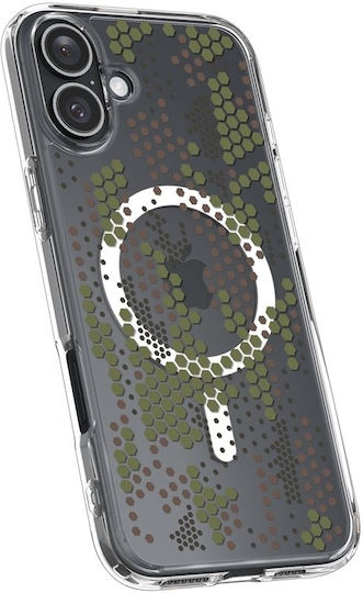 Spigen Ultra Hybrid MagFit Задна корица Пластмаса Digital Camo (iPhone 16)