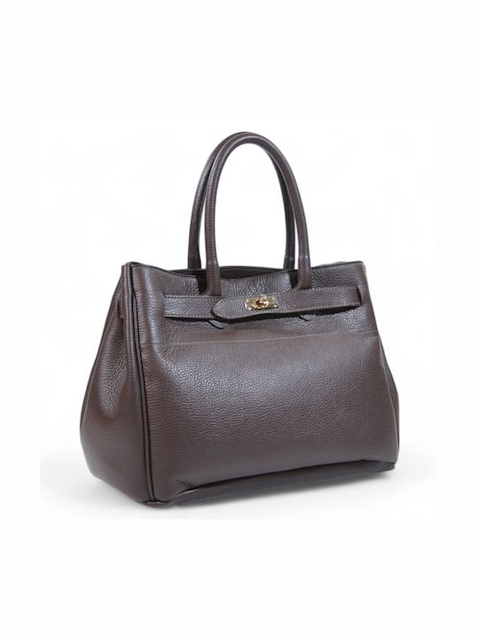 Passaggio Leather Leather Women's Bag Tote Hand Brown