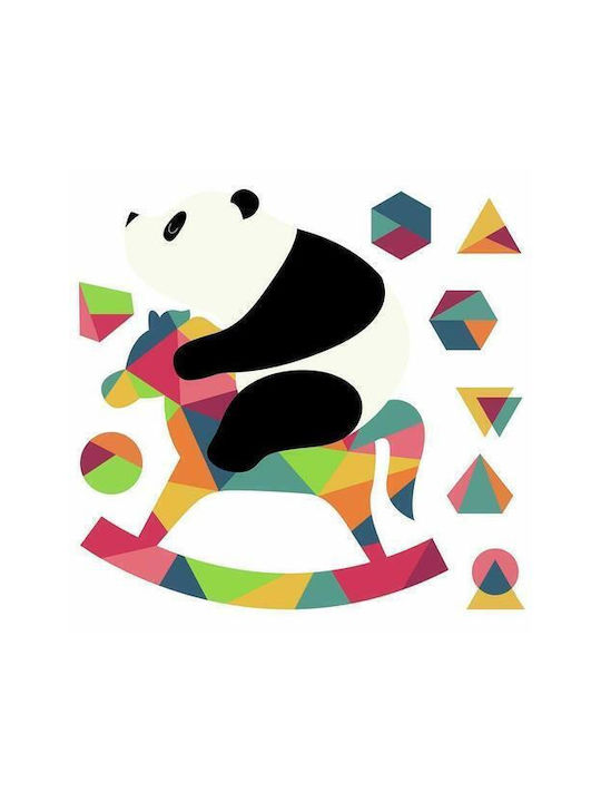 Roommates Wandsticker "Schaukelpferd Panda" RMK4118