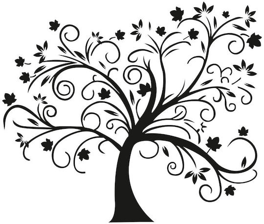Decorative Tree Wall Sticker 250cm X 215cm