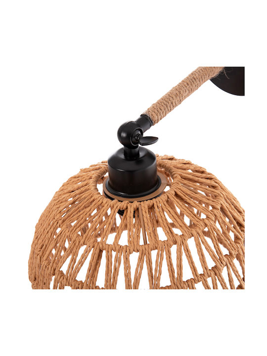 HomeMarkt GLIDE Класически Осветително тяло За стена с фасунга E27 Бежов 22x22x22см.