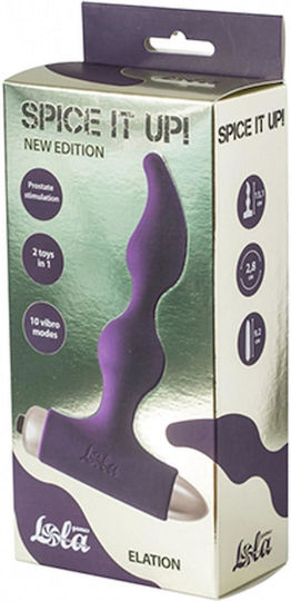 Analplug-Vibrator mit abgestuften Kugeln, 10 Modi