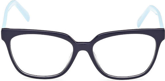 Emilio Pucci Plastic Eyeglass Frame Blue EP5228 090